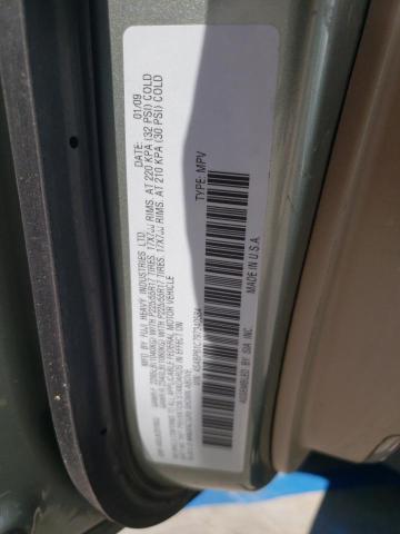 Photo 10 from auction – 2009 SUBARU OUTBACK 2. with VIN 4S4BP61C797340584