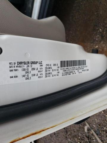 Photo 10 from auction – 2012 DODGE GRAND CARA with VIN 2C4RDGBG1CR403509