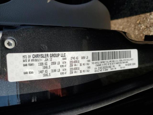 Photo 10 from auction – 2012 CHRYSLER TOWN & COU with VIN 2C4RC1BG9CR410062