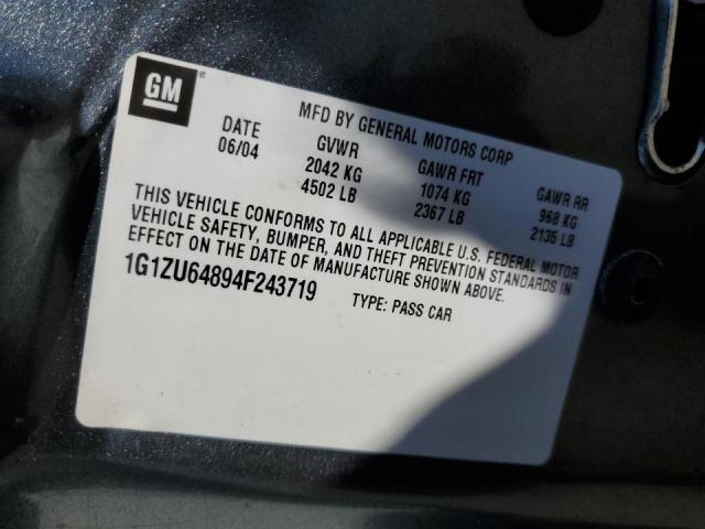 Photo 10 from auction – 2004 CHEVROLET MALIBU MAX with VIN 1G1ZU64894F243719