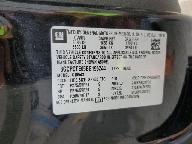 Photo 10 from auction – 2011 CHEVROLET SILVERADO with VIN 3GCPCTE05BG193244