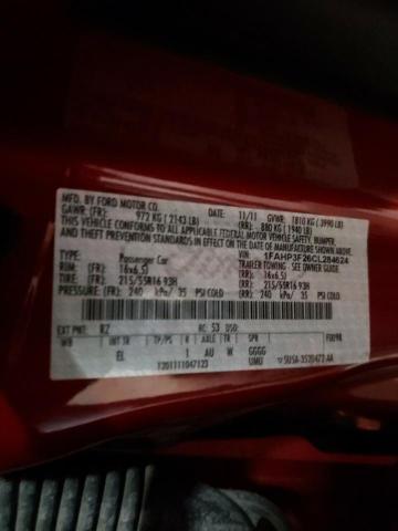 Photo 10 from auction – 2012 FORD FOCUS SE with VIN 1FAHP3F26CL284624