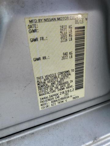 Photo 10 from auction – 2013 NISSAN ALTIMA 2.5 with VIN 1N4AL3AP4DC283912