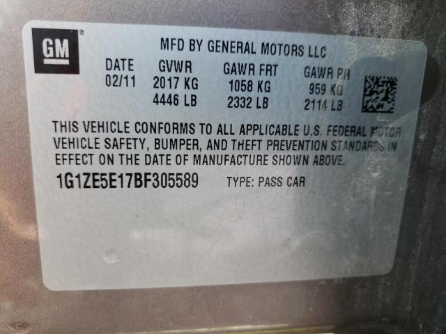 Photo 10 from auction – 2011 CHEVROLET MALIBU LTZ with VIN 1G1ZE5E17BF305589