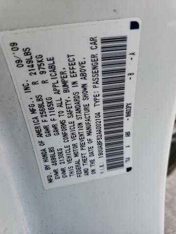 Photo 10 from auction – 2010 ACURA TL with VIN 19UUA8F52AA002104