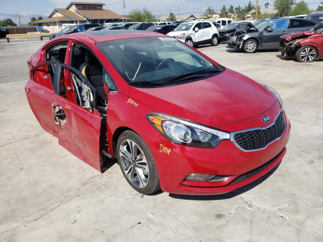 KIA FORTE EX 2015 with VIN KNAFZ4A87F5324857 - Photo from auction
