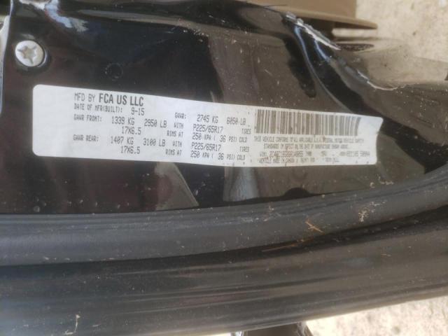 Photo 10 from auction – 2016 CHRYSLER TOWN & COU with VIN 2C4RC1BG8GR148055