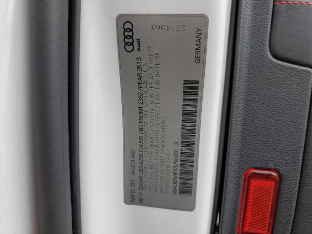 Photo 10 from auction – 2018 AUDI A4 PREMIUM with VIN WAUENAF43JN003113