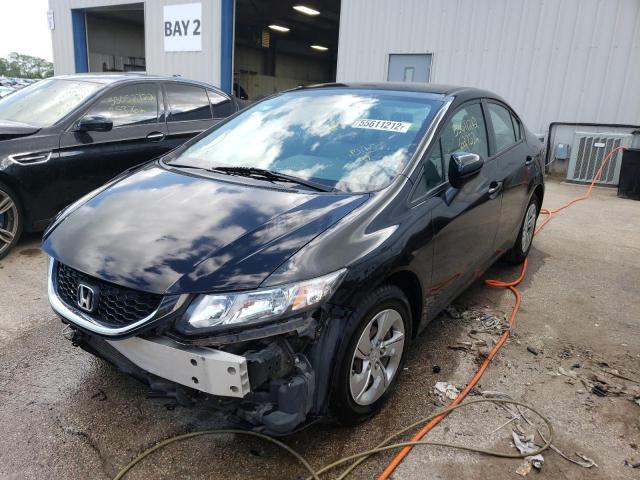Photo 2 from auction – 2015 HONDA CIVIC LX with VIN 19XFB2F53FE030645