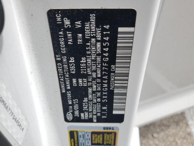 Photo 10 from auction – 2015 KIA OPTIMA LX with VIN 5XXGM4A77FG445414