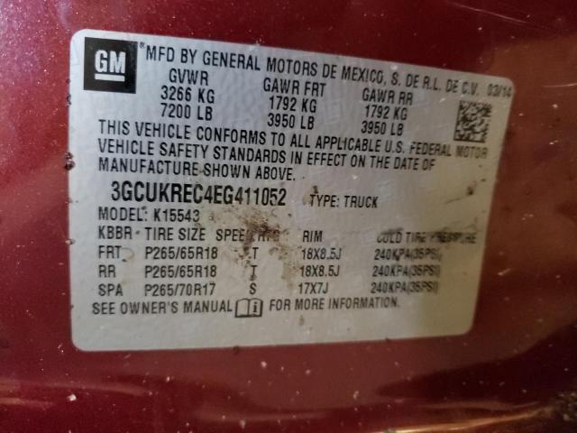 Photo 10 from auction – 2014 CHEVROLET silverado with VIN 3GCUKREC4EG411052