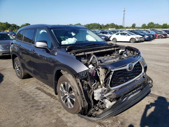 TOYOTA HIGHLANDER 2021 with VIN 5TDGZRBH4MS097881 - Photo from auction