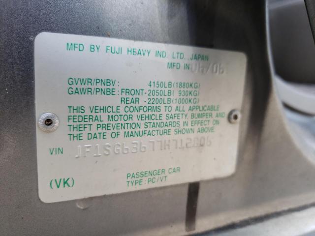 صورة رقم 10 من المزاد - 2007 SUBARU FORESTER 2 مع VIN JF1SG63677H712806