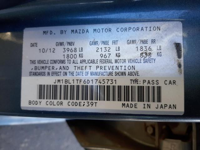 Photo 10 from auction – 2013 MAZDA 3 I with VIN JM1BL1TF6D1745731