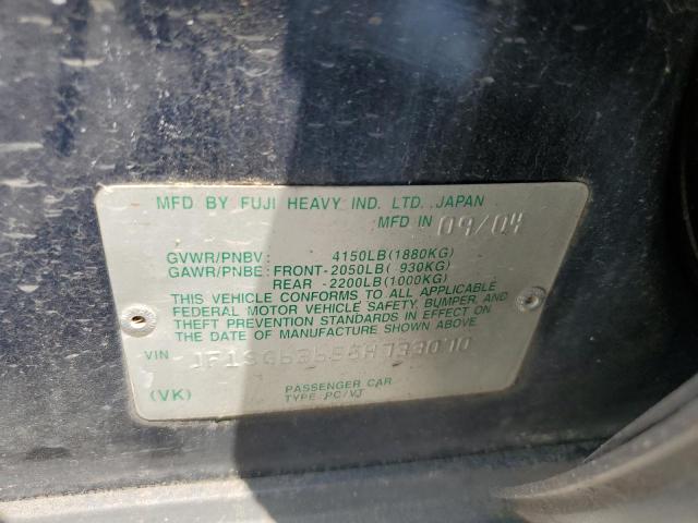 Foto 10 de la subasta – 2005 SUBARU FORESTER 2 con VIN JF1SG63655H733070