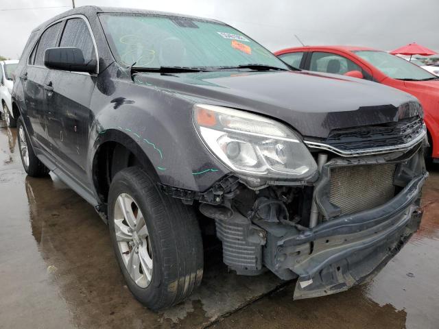 CHEVROLET EQUINOX LS 2016 with VIN 2GNALBEK8G6345609 - Photo from auction