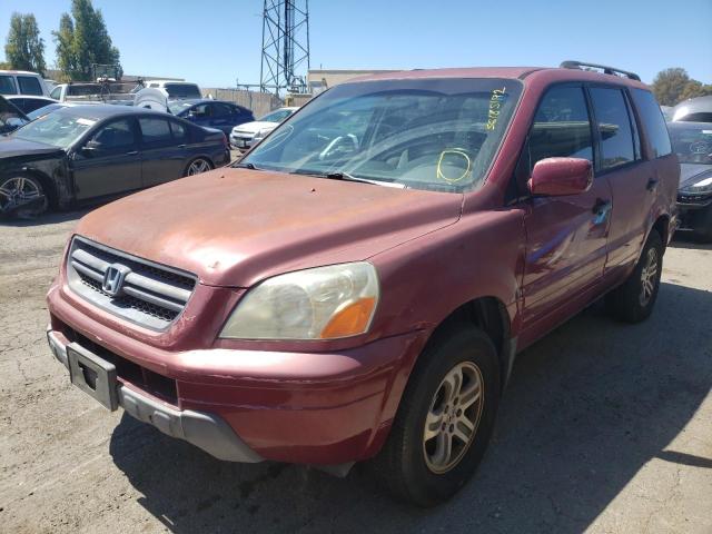 Photo 2 from auction – 2003 HONDA PILOT EX with VIN 2HKYF18493H542901