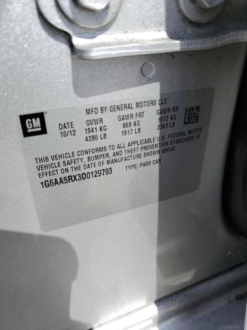 Photo 10 from auction – 2013 CADILLAC ATS with VIN 1G6AA5RX3D0129793