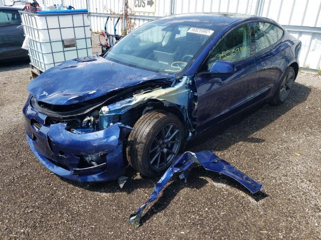 Photo 2 from auction – 2021 TESLA MODEL 3 with VIN 5YJ3E1EB3MF979454