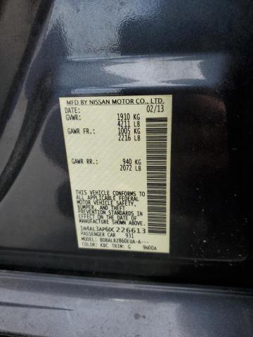 Photo 10 from auction – 2013 NISSAN ALTIMA 2.5 with VIN 1N4AL3AP6DC226613