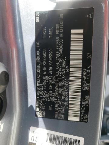 Photo 10 from auction – 2020 TOYOTA HIGHLANDER with VIN 5TDYZRAH8LS019396