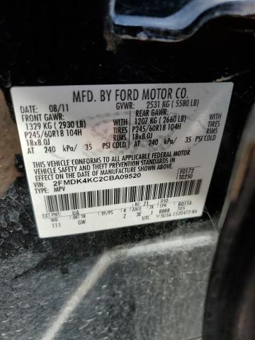 Photo 10 from auction – 2012 FORD EDGE LIMIT with VIN 2FMDK4KC2CBA09520