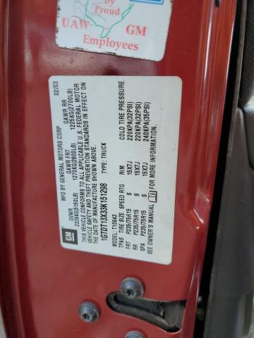 Photo 10 from auction – 2003 GMC SONOMA with VIN 1GTDT13X33K151298