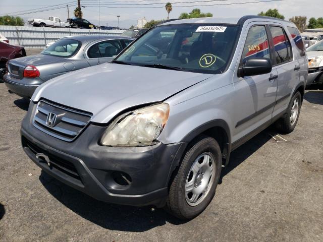Photo 2 from auction – 2006 HONDA CR-V LX with VIN JHLRD68586C006928
