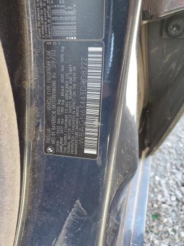 Photo 10 from auction – 2003 BMW 745 LI with VIN WBAGN63443DR08222