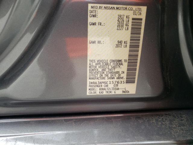 Photo 10 from auction – 2016 NISSAN ALTIMA 2.5 with VIN 1N4AL3AP4GC157635