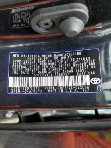 Photo 10 from auction – 2020 TOYOTA COROLLA LE with VIN 5YFEPRAEXLP066257