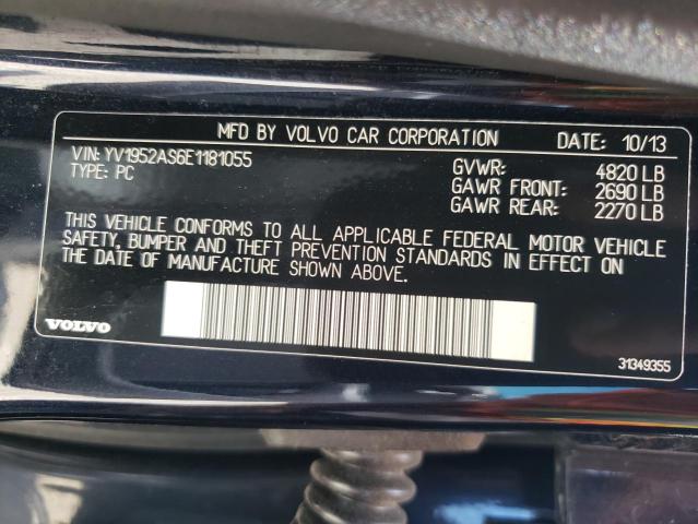 Photo 10 from auction – 2014 VOLVO S80 3.2 with VIN YV1952AS6E1181055