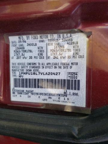 Photo 10 from auction – 1997 FORD EXPEDITION with VIN 1FMFU18L7VLA20427
