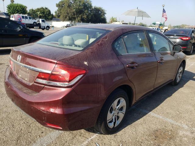 Photo 4 from auction – 2013 HONDA CIVIC LX with VIN 19XFB2F52DE246452