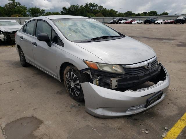 HONDA CIVIC DX 2012 with VIN 19XFB2F27CE002557 - Photo from auction