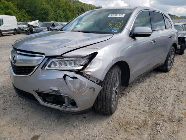 Photo 2 from auction – 2016 ACURA MDX TECHNO with VIN 5FRYD4H42GB006527
