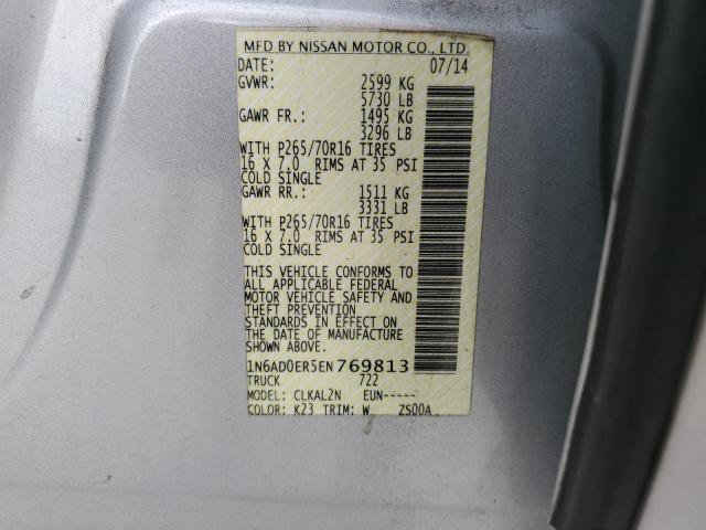 Photo 10 from auction – 2014 NISSAN FRONTIER S with VIN 1N6AD0ER5EN769813