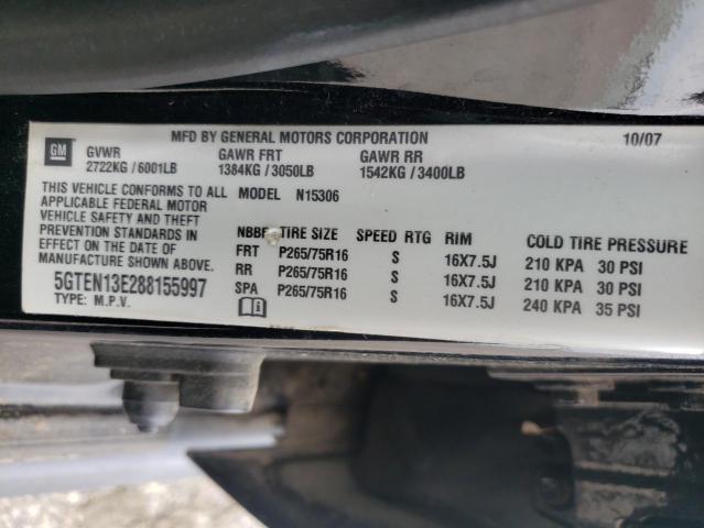 Photo 10 from auction – 2008 HUMMER H3 with VIN 5GTEN13E288155997