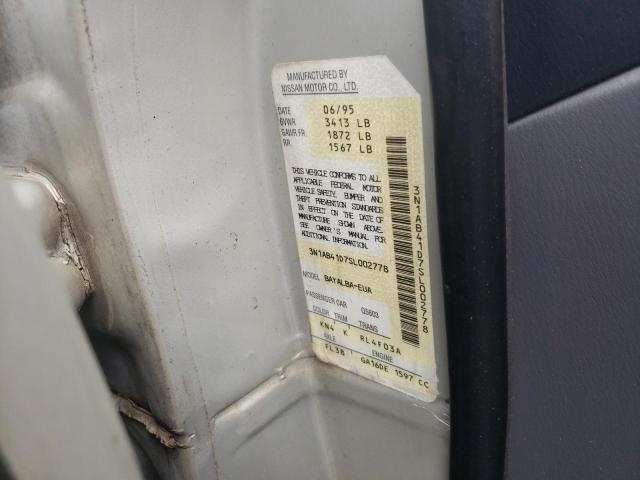 Photo 10 from auction – 1995 NISSAN SENTRA BAS with VIN 3N1AB41D7SL002778