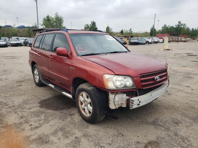 TOYOTA HIGHLANDER 2002 with VIN JTEGF21A420044372 - Photo from auction