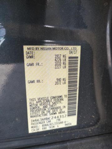 Photo 10 from auction – 2017 NISSAN ALTIMA 2.5 with VIN 1N4AL3AP8HC244312