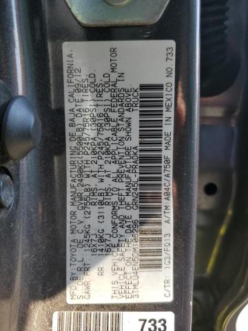 Photo 10 from auction – 2013 TOYOTA TACOMA DOU with VIN 3TMLU4EN5DM106296