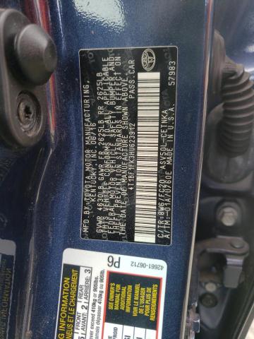 Photo 10 from auction – 2017 TOYOTA CAMRY LE with VIN 4T1BF1FK3HU623912