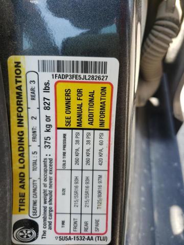 Photo 10 from auction – 2018 FORD FOCUS SE with VIN 1FADP3FE5JL282627