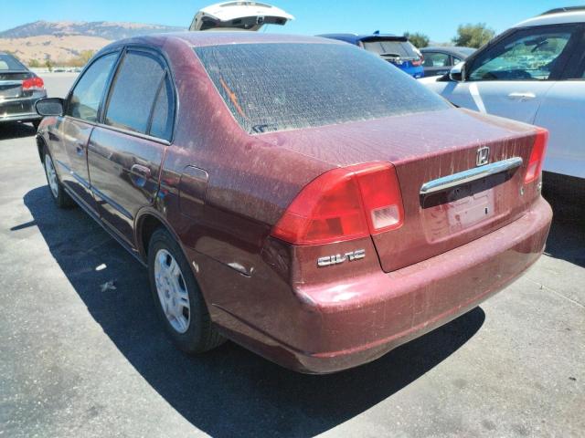 Photo 3 from auction – 2002 HONDA CIVIC LX with VIN JHMES16582S006255