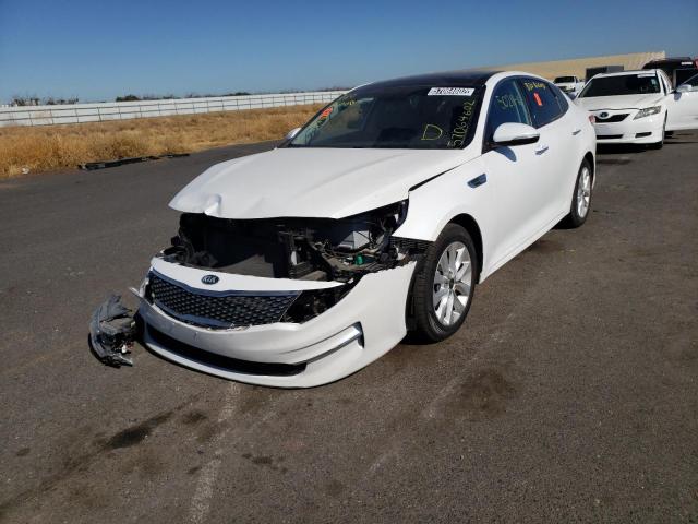 Photo 2 from auction – 2016 KIA OPTIMA EX with VIN 5XXGU4L37GG092703
