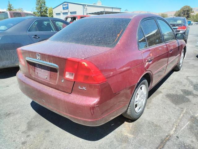 Photo 4 from auction – 2002 HONDA CIVIC LX with VIN JHMES16582S006255