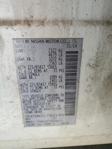 Photo 10 from auction – 2014 NISSAN ROGUE S with VIN 5N1AT2MV2EC784549