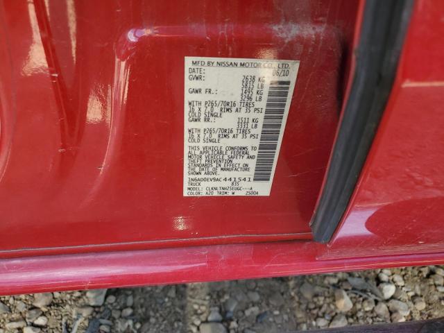 Photo 10 from auction – 2010 NISSAN FRONTIER C with VIN 1N6AD0EV9AC441541