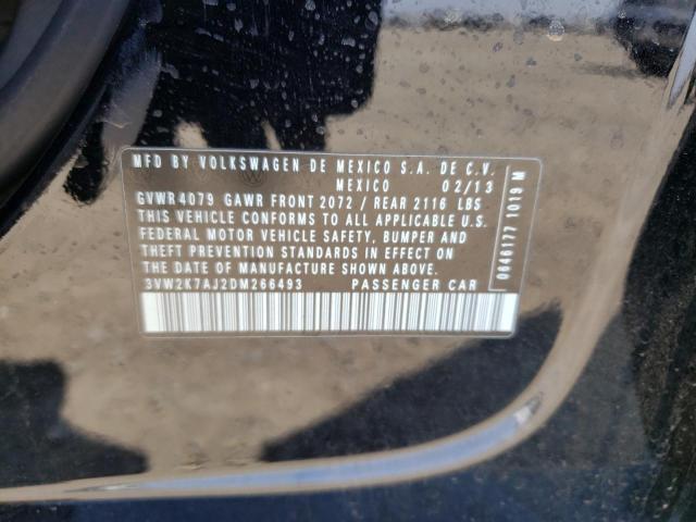 Photo 10 from auction – 2013 VOLKSWAGEN JETTA BASE with VIN 3VW2K7AJ2DM266493